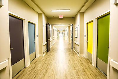 Hallway of Alzheimer's Unit